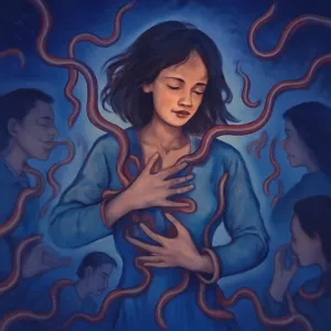 온몸에 기생충 지렁이보다 길고 온몸에 들어와서 꿈틀꿈틀 거리는걸 손으로 전부 밀어내면서 꺼내는꿈 그러면 밖으로 나간 기생충들이 다른이들몸에 맛 들어가고 그걸막으려고 돕고 내몸에서도 나가고 꺼내고  [꿈해몽]