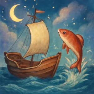 물고기가 배 갑판 위로 뛰어오른 꿈 [꿈해몽]