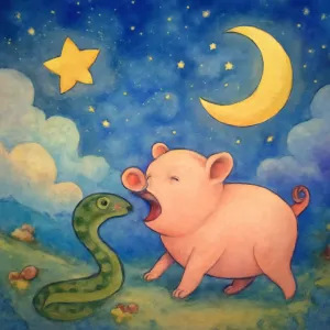 돼지가 뱀을 잡아 먹은 꿈 [꿈해몽]