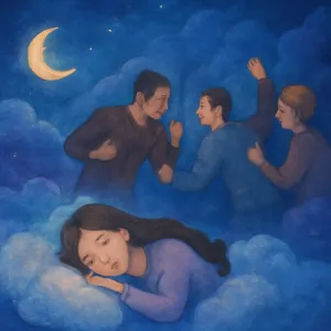 죽은남편이  다른사람들하고 싸우는 꿈 [꿈해몽]