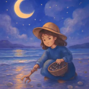 바다에서 바지락 캐기 [꿈해몽]