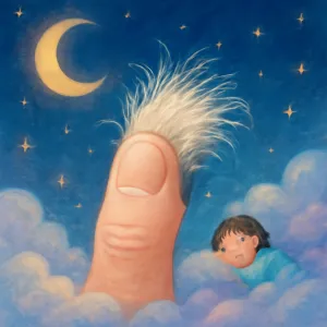 엄지손에 흰털이 많고 검은털는 몇개가 섞여서 나서 자라는꿈 [꿈해몽]