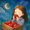 사과 한박스 보이고  사과 먹는거 보여서요 [꿈해몽]