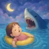 엄마랑 수영장같은데에서 있었는데 갑자기 상어가 나타나서  나를 물었어 [꿈해몽]