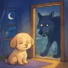 창밖에 당장이라도 공격할것 같은 무서운 늑대 있는데 우리집 강아지가 문을 활짝 열어서 그 늑대가 들어왔는데 감동적인 영상 보고 같이 나랑 울어준꿈 [꿈해몽]
