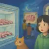 집에서 고양이와 대화하다가 냉동고를 열었는데 냉동고에서 꽝꽝 언 눈이 8쌍 있는 고깃덩어리와 피가 발견됨. 
갑자기 순간이동해서 엄마,아빠 언니와 박물관에 갔는데 그곳에서 방금 그 상황이 그림으로 그려져있는것을 발견함. 그 이후로 너무 무서워서 깼음. [꿈해몽]