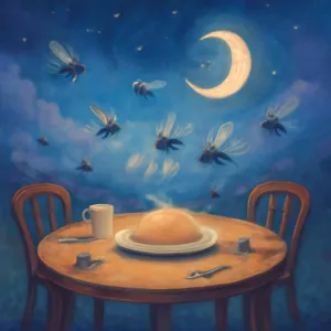 파리가 밥상으로 모여든 꿈 [꿈해몽]