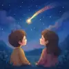 좋아하는 친구랑 어딘가를 가는데 별똥별이 떨어지는걸 함께 봄! 그리고 같이 하늘을 보며 별똥별 관찰 [꿈해몽]