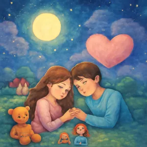 애인과 소꿉장난한 꿈 [꿈해몽]