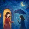 건물을나서는데비가많이내려
우산을찾는중여자가우산을줘서
우산을쓰고건물밖으로나와걸었다 [꿈해몽]