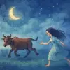 뛰어가는 소를 잡지 못한 꿈 [꿈해몽]