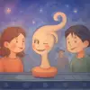 친한 친구 두명이 양옆에 있었고 앞에는 회전초밥집 레일처럼 생긴 컨베이어 벨트에 괴상한 작품이 전시 되어있었음. 간간히 중학교 선생님들이 지나가면서 조금씩 말을 얹음. 컨베이어 벨트에서 돌아가던 작품에 친한친구  얼굴을 박음. [꿈해몽]