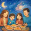가족 구성원 전체와 편의점? 마트에서 원하는 음식을 한 없이 사서 맛있게 상을 피고 한 식탁에서 다같이 먹음 [꿈해몽]