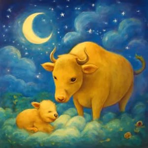 누런 암소가 송아지를 낳은 꿈 [꿈해몽]