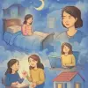 1.남편이 같이 일하려 가자고 했는데  나는  안갔고 남편이  약간 싫은소리를 했다  방을 보니 침대이불이 벗겨져서 원위치했놨다
2.어느사무실에서 일하는중 광고전화가 와서  대충말하고  끊었는데  지인이  다시 그회사에  전화했지만  받지않았음
느낌은  교회안에  있는것같고
3.내가  수업생인지 대학에 고민하는중  옆에 있는 언니한데 수학잘하는  학원좀 소개해달라고 했는데  그언니가  아는  개인선행을 소개해줬고 나는 수포자라고  말했고 일주일에  두번 수업받기로 했음
3.어떤사람 사는집이  너무작아  문열고 봤는데  안에도 작았다  식구가  몇명산다고했다
4.연예인 김혜수를  만나 대화를 했다
얼굴에  기미가  많고 수포도 있었다 [꿈해몽]