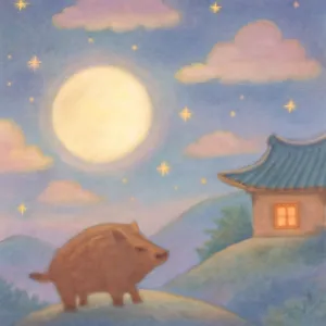 산속에서 멧돼지를 만나는 꿈 [꿈해몽]