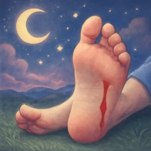 발바닥에서 피가 난 꿈 [꿈해몽]