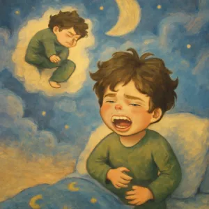 배가 아파 구르다 일어나는 꿈 [꿈해몽]