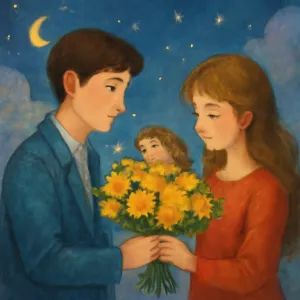 이성에게 노란 꽃다발을 받으면서 상대방 에게 고슴도치도 나왔다 [꿈해몽]