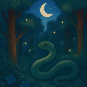숲 속에서 뱀을 본 꿈 [꿈해몽]