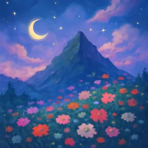 높은 산에 꽃이 만발한 꿈 [꿈해몽]