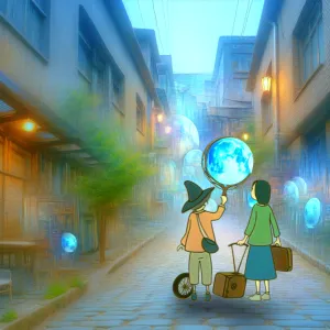 친한 친구와 함께 여행길에 나서던 중 길을 잃고 낯선 도시의 골목을 헤매는 꿈. [꿈해몽]