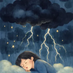 하늘에 먹구름이 낀 꿈 [꿈해몽]