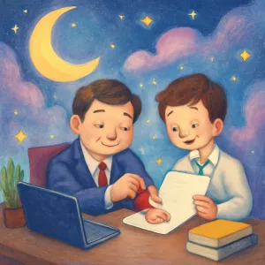 상사에게 결재도장을 받은 꿈 [꿈해몽]