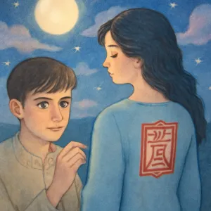아는 남자가 나를 쳐다보자 내등에 빨간 부적을 그려지는꿈 [꿈해몽]