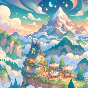 높은 산 위에서 내려다보며 세상이 작아 보여. [꿈해몽]