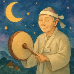 돌아가신아버지가 삼베옷을입고 북을치셨다 [꿈해몽]