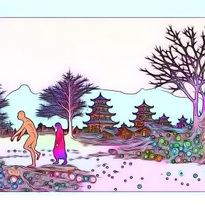 길을 잃고 익숙한 집으로 돌아가는 길에 이상한 사람들과 만나는 꿈. [꿈해몽]