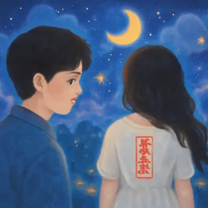 아는 남자가 나를 쳐다보았는대 내 등에 부적이 써있었다 [꿈해몽]